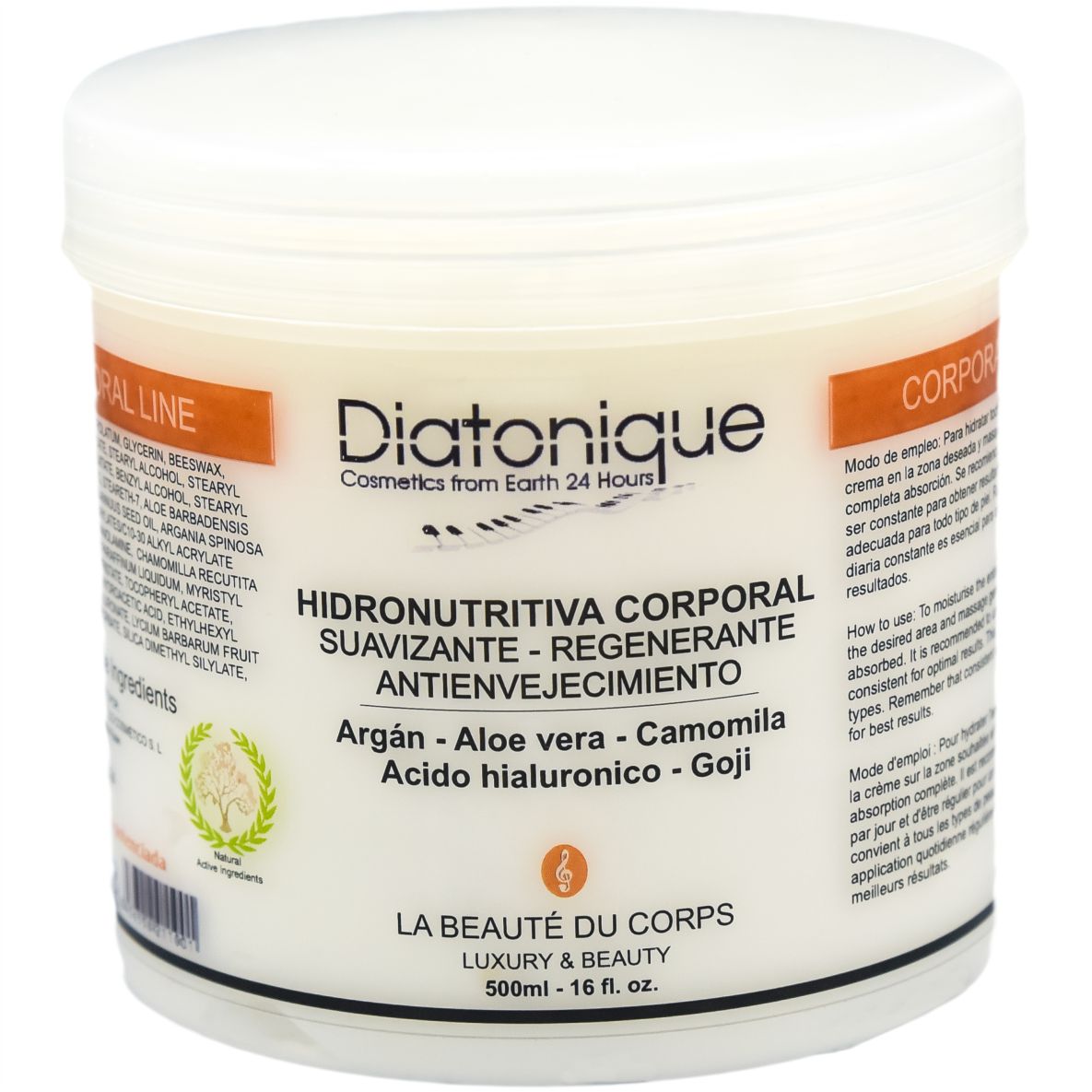 CREMA CORPORAL DE ACIDO HIALURONICO - HIDRONUTRITIVA & ANTIOXIDANTE - MAS PLUS