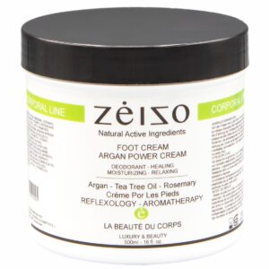 Crema de pies delicados con aceite de argán - Aromaterapia 500 ml Zeizo