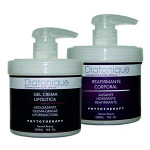 Diatonique Pack Duo: Crema Reafirmante y Gel Reductor Corporal 500 + 500 ML