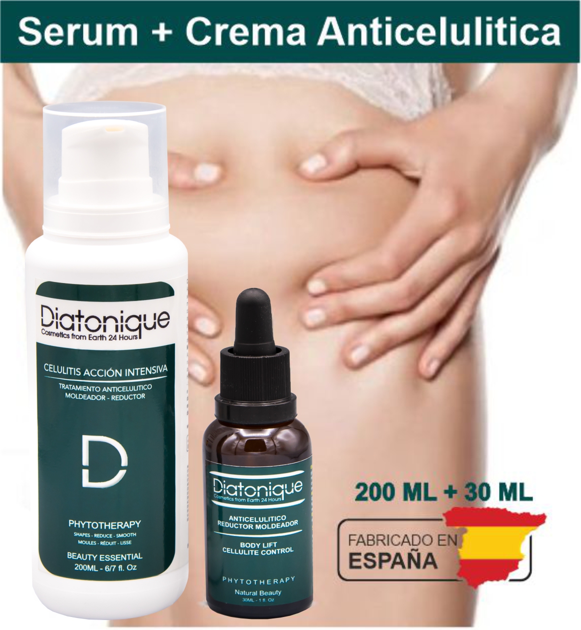 Tratamiento Anticelulítico Intensivo de Shock 21 días - Crema y Serum