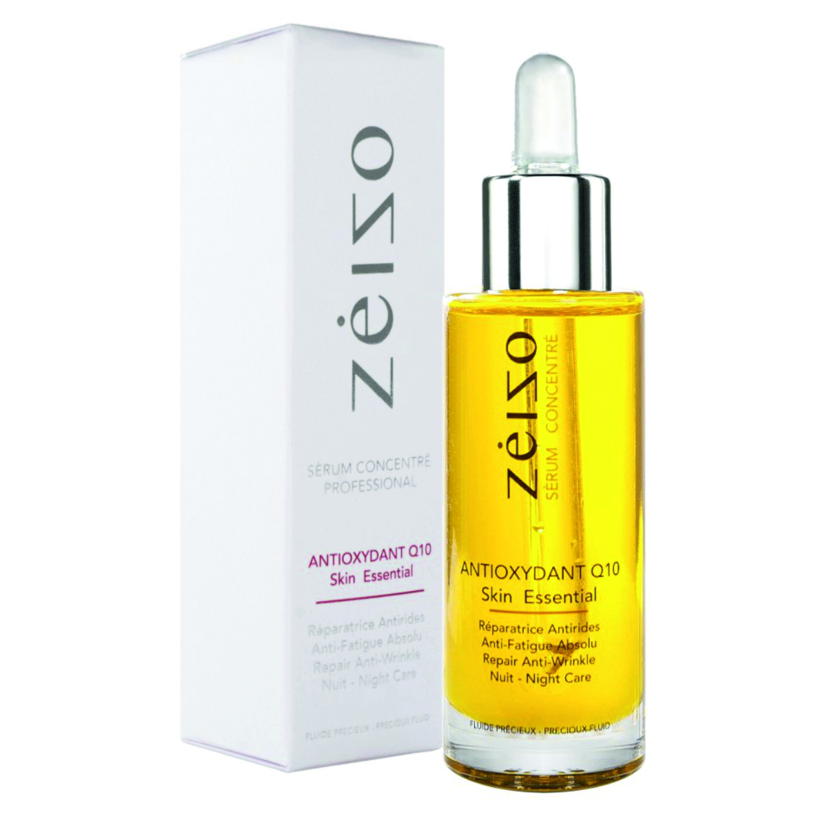 Serum antioxidante Zeizo con Coenzima Q10, ácido hialurónico y vitamina E