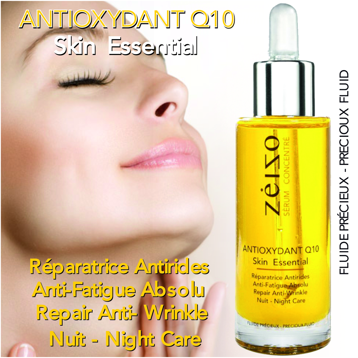 Serum antioxidante Zeizo con Coenzima Q10, ácido hialurónico y vitamina E - 30 ml - Imagen 5