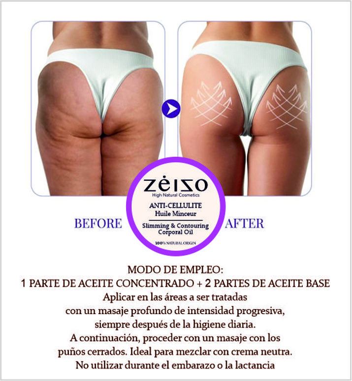 Aceite concentrado anticelulitico Zeizo