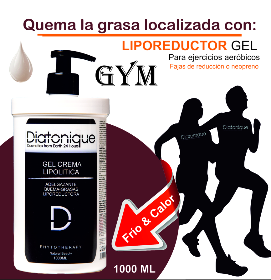 Gel Slim Liporeductor Quema Grasas - Diatonique - Vientre Plano - 1000 ML